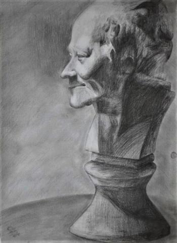 冰沙美術工作室🖌️✨ - 石膏像素描