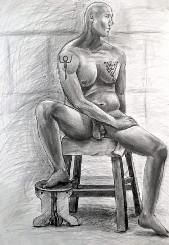 冰沙美術工作室🖌️✨ - 人體素描