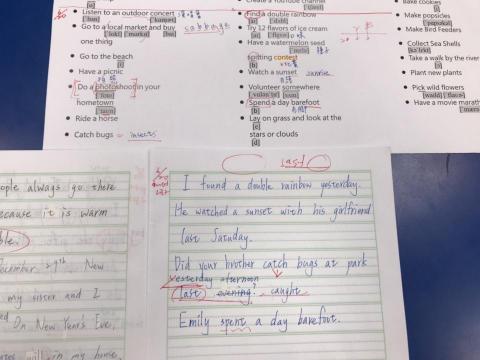 許美鈴 - Summer Vacation Project - Bucket List+sentence writing_3