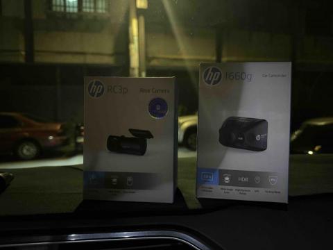 好音樂汽車音響工作坊 - 9/28 福斯安裝hp f660g前後行車器錄器