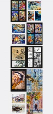 羽萱 - 創意表現、彩繪技法、水墨書畫