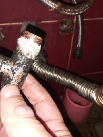 嘉澤滅鼠封堵防治工程 - 浴室漏水更新三通管 嘉澤滅鼠封堵防治工程 - 浴室漏水更新三通管