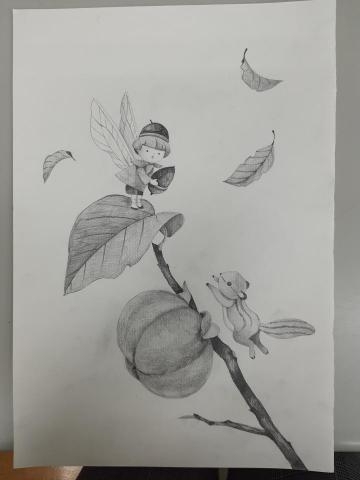 JuliaY - 簡易素描（老師示範）