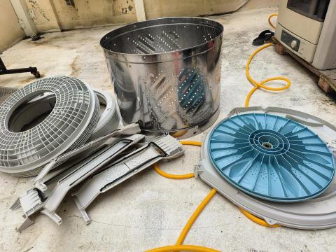 晶速洗 - 清洗後