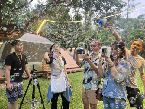 wenni - 露營活動～泡泡超浪漫哦?