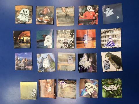 許美鈴 - Halloween Project_paper craft_after reading