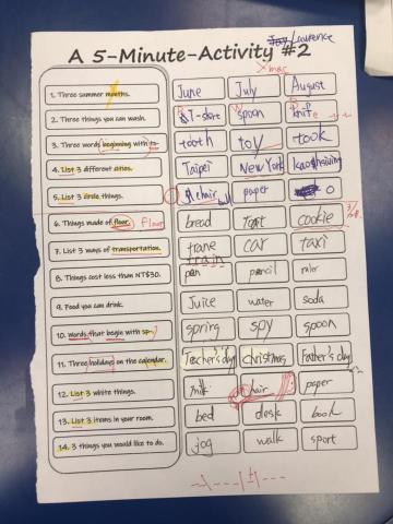 許美鈴 - Brainstorm Activity_5 mins