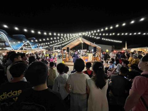 音樂雜技屋-雜技教學部（扯鈴、獨輪車） - 台東鐵花村聚落演出