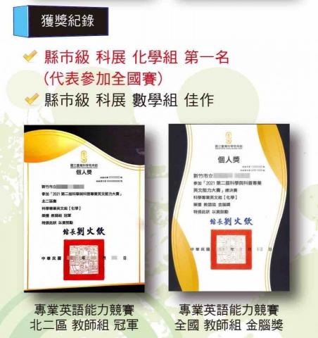 科基老師 - 獲獎紀錄-1
