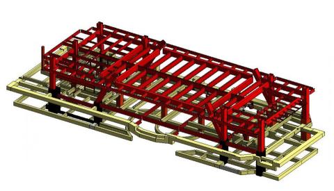 立興BIM 3D工程界面整合 - 結構模型、柱鋼筋模型