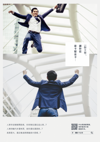 文案宇宙 - 人力銀行海報