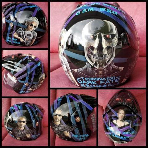 不凡 - 克制彩繪安全帽