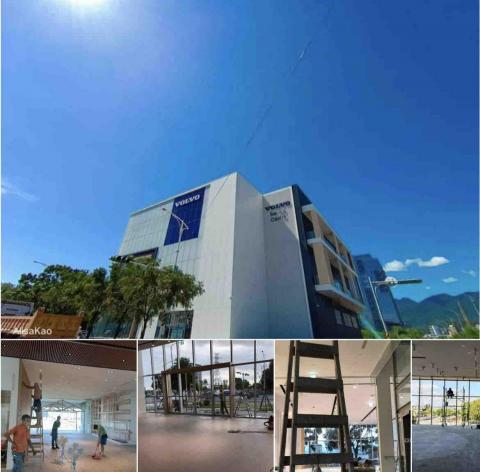 見清良品工程 - VOLVO 新凱汽車 士林展示暨服務中心之裝修後清潔