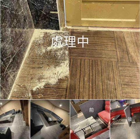 見清良品工程 - 酒店裝修清潔前後照