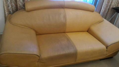 宜家沙發 床墊 地毯專業清潔 - 皮革沙發清潔對比