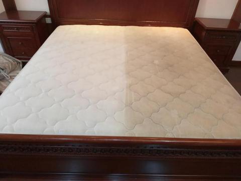 宜家沙發 床墊 地毯專業清潔 - 床墊清潔對比