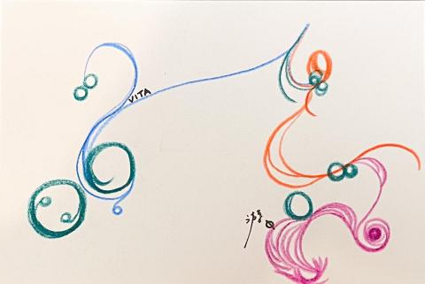 VITA - 第一次畫展 其中一張作品