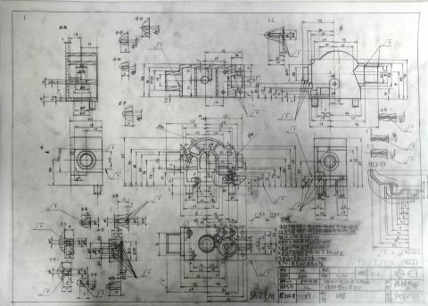 國立臺北科技大學 機電技優領航專班 蘇品翰 - 手繪實物測繪工作圖