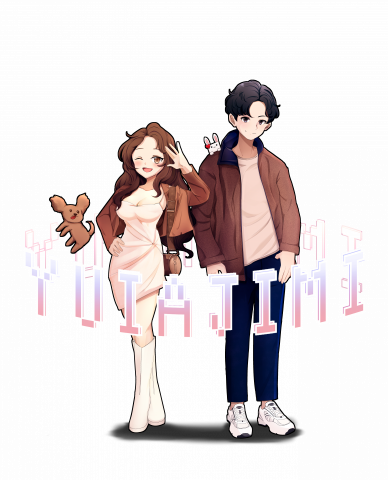 Pmachi - 人像設計  贈禮用   後續有印製成T恤