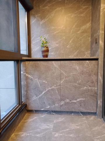 森兆人文空間室內設計 - 大陽台 地壁磚與系統櫃的結合~