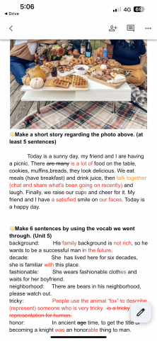 Debby Lin - 豐原高中英文實驗班高一學生視訊課作業