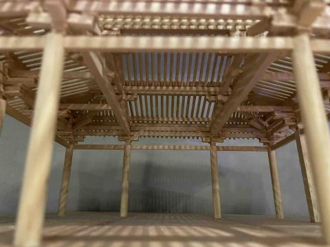 chi -  1:50木構造模型