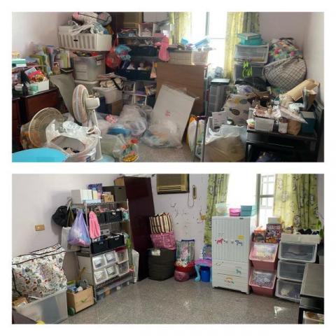 心自由整理美學 - 儲藏室依現有收納品整理收納並調整動線
