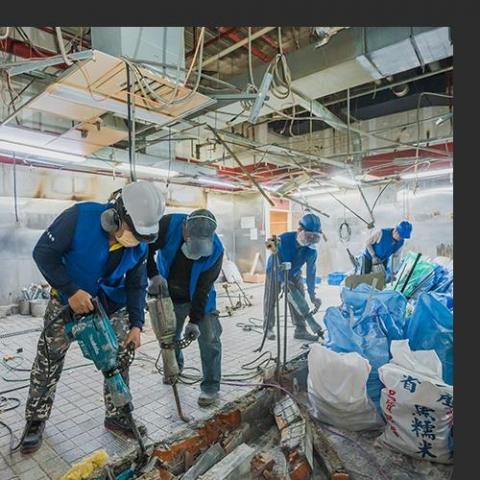 提供打石服務的專家楊志第