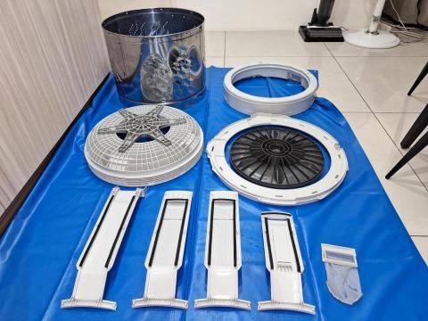 巧福專業冷氣、洗衣機清潔 - 國際牌洗衣機清洗完成