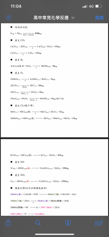 黃宗祐 - 幫學測生整理的化學反應
