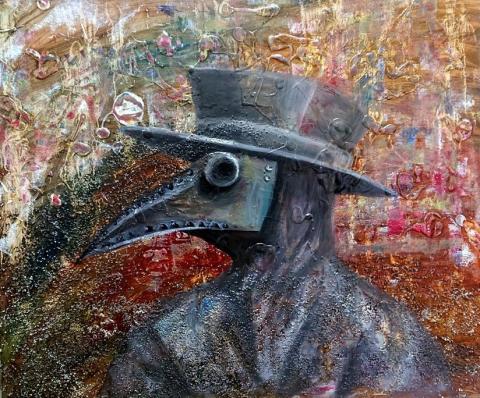 冰沙美術工作室🖌️✨ - 油畫作品 實驗特殊肌理