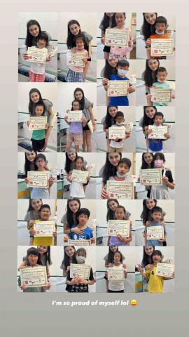 安晶彤 -  學期孩子學習認證