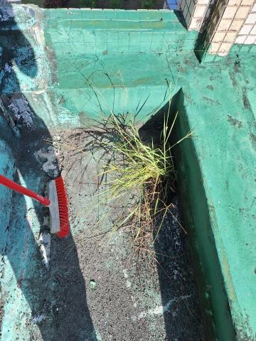 凡來商行 - 天台排水孔清潔維護（前）