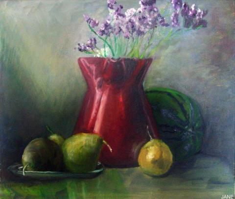 棋棋老師 -  油畫 棋棋老師 -  油畫