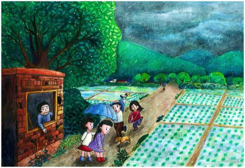 棋棋老師 - 壓克力畫 棋棋老師 - 壓克力畫