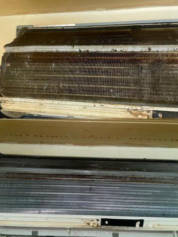 林凱毅 - 室內機清洗前後對比
（長期燒香拜拜）