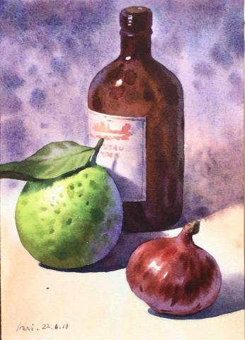 lee kai - 水彩靜物