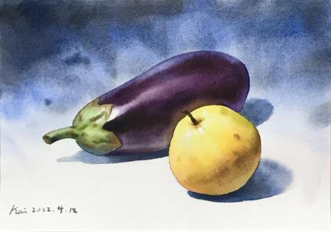 lee kai - 水彩基礎靜物教學示範