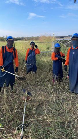 創順綠能企業社 - 太陽能板案場除草