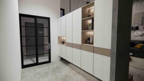 Lamen masaw - 玄關鞋櫃3D建模渲染 Lamen masaw - 玄關鞋櫃3D建模渲染