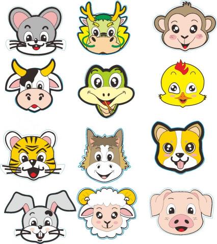 黃宗超 - 12生肖圖可應用於各種媒材或產品中