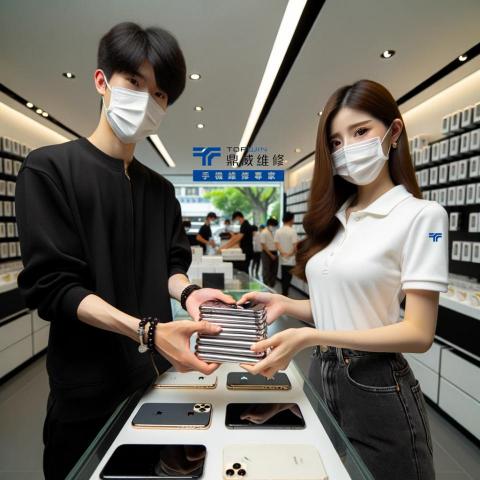鼎威維修 (豐原店)使用蘋果授權原廠零件iPhone維修 - 