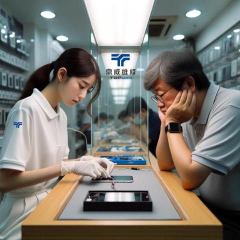 鼎威維修 (大里店)使用蘋果授權原廠零件iPhone維修 - 