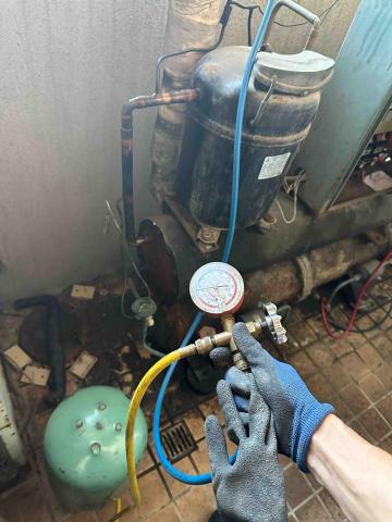 梁師傅 - 水冷主機漏冷媒查漏工程