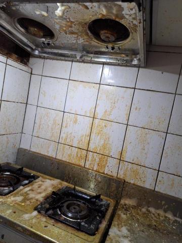 潘峙蓚 - 成年的油污清潔前