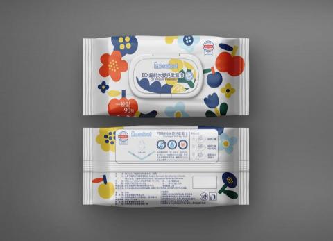 陳氏設計 - 嬰兒濕紙巾包裝設計