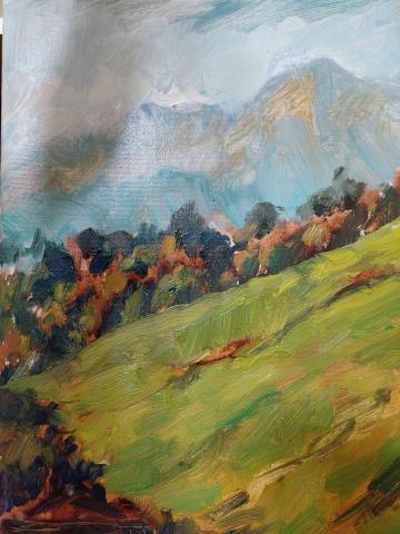 Chiyo🦄 - 油畫風景練習