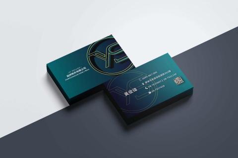 Yue月月 - 益祥帆布有限公司，名片設計範例。
