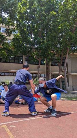 長洪武術虎尾訓練所 - 虎尾高中國術社練習實況