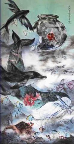 廖庭以 - 大尺幅水墨創作 廖庭以 - 大尺幅水墨創作